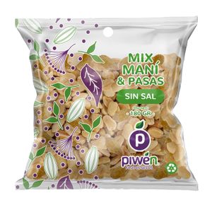 Oferta!!! Mix maní y pasas sin sal 180G